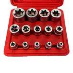 Комплект вложки профил е е4-е24 1/4 3/8 1/2 14 части gebo tools