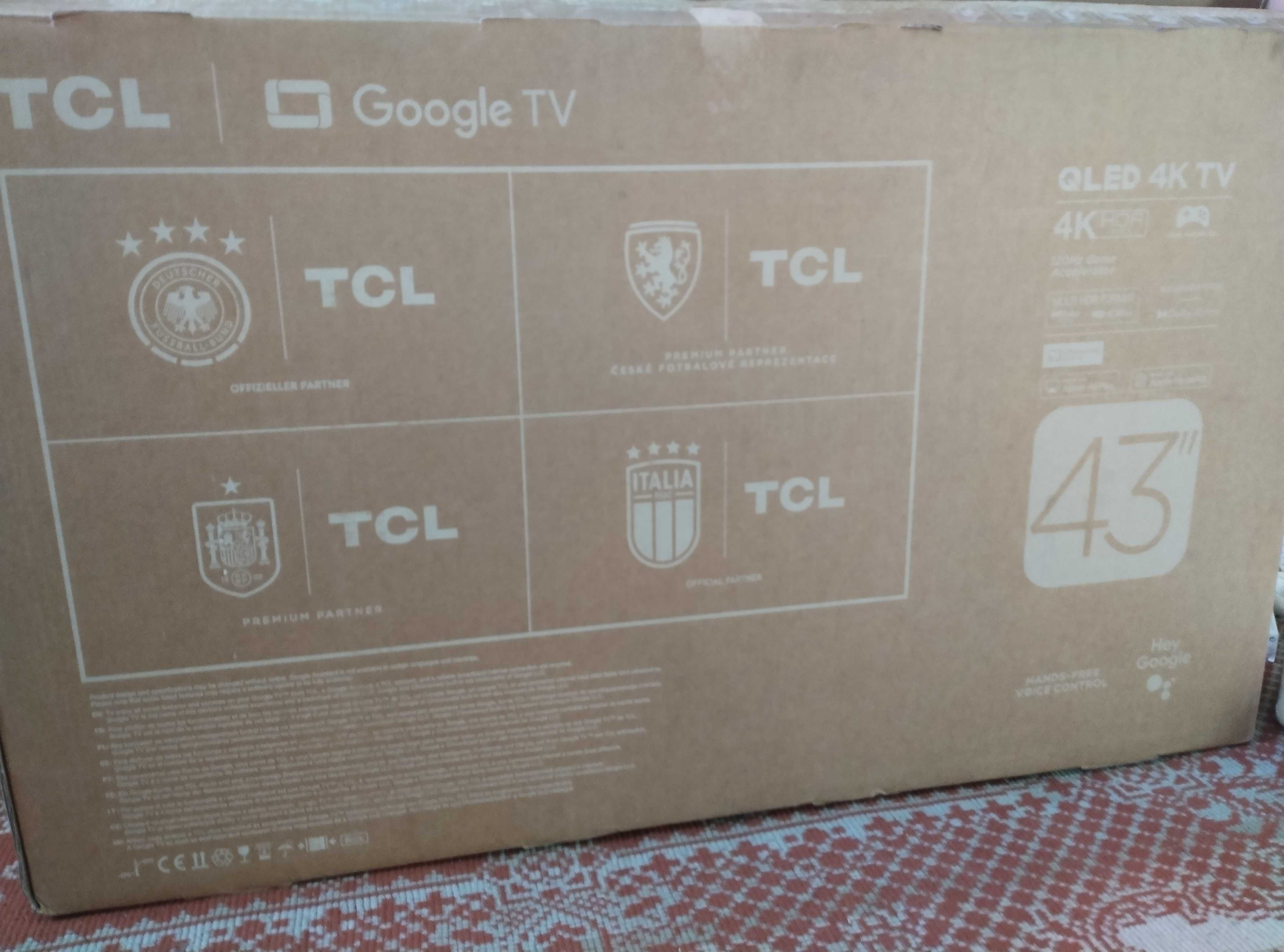 QLED Телевизор TCL T7B-43 inch-Android tv-Модел 2024