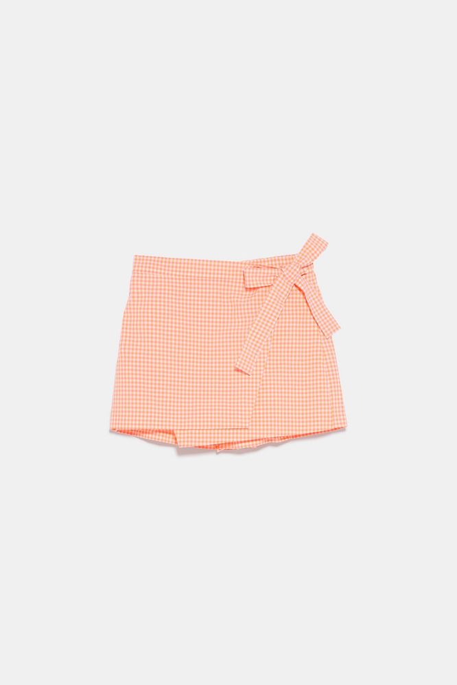 ZARA сет комплект в оранжев цвят