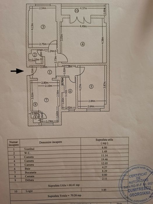 Apartament 3 camere Crangasi Promenada Lac Morii