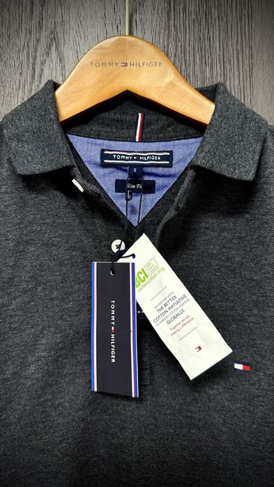 Tricou polo tommy hilfiger marimea s slim fit tricou tommy hilfiger