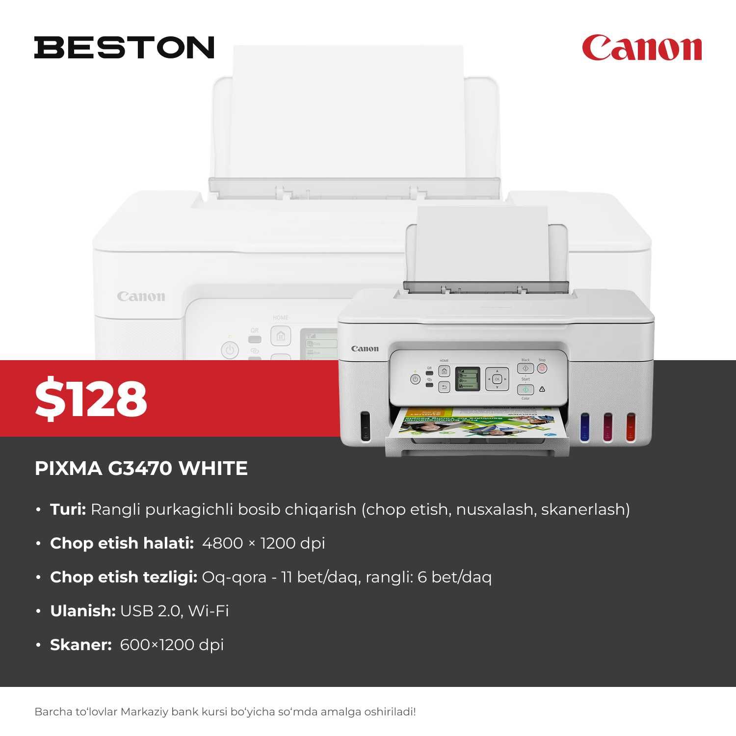 Printer Canon PIXMA G3470