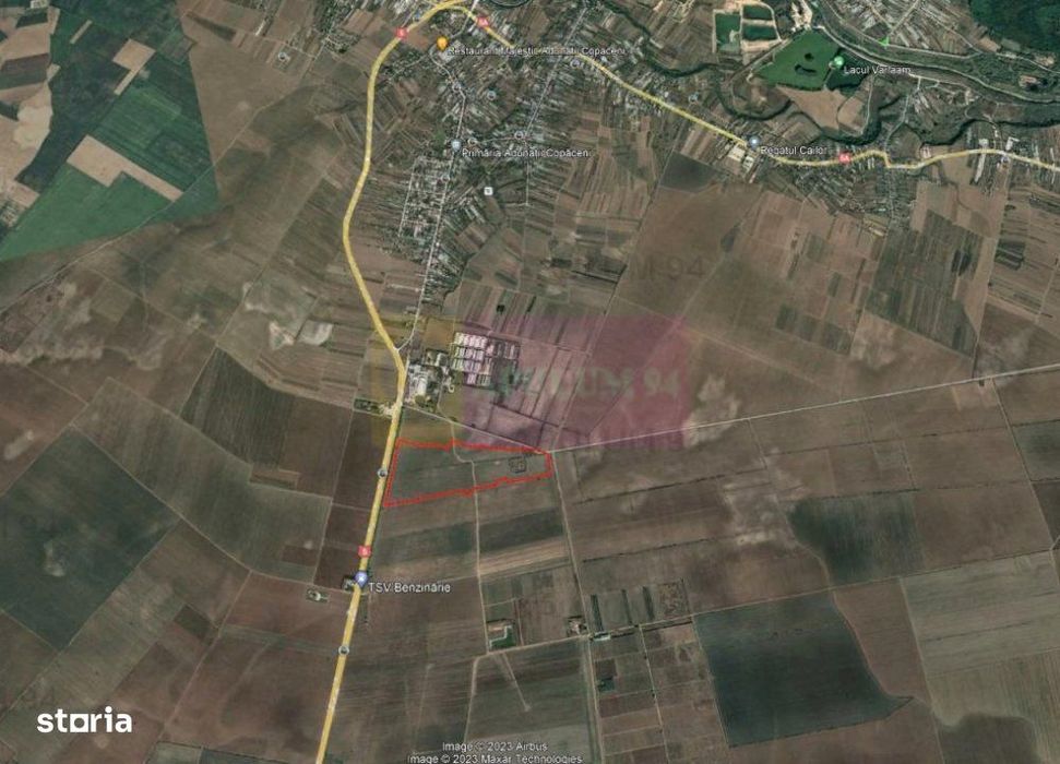 Teren de Închiriat 40ha Adunatii Copăceni | Industrial/ Logistic