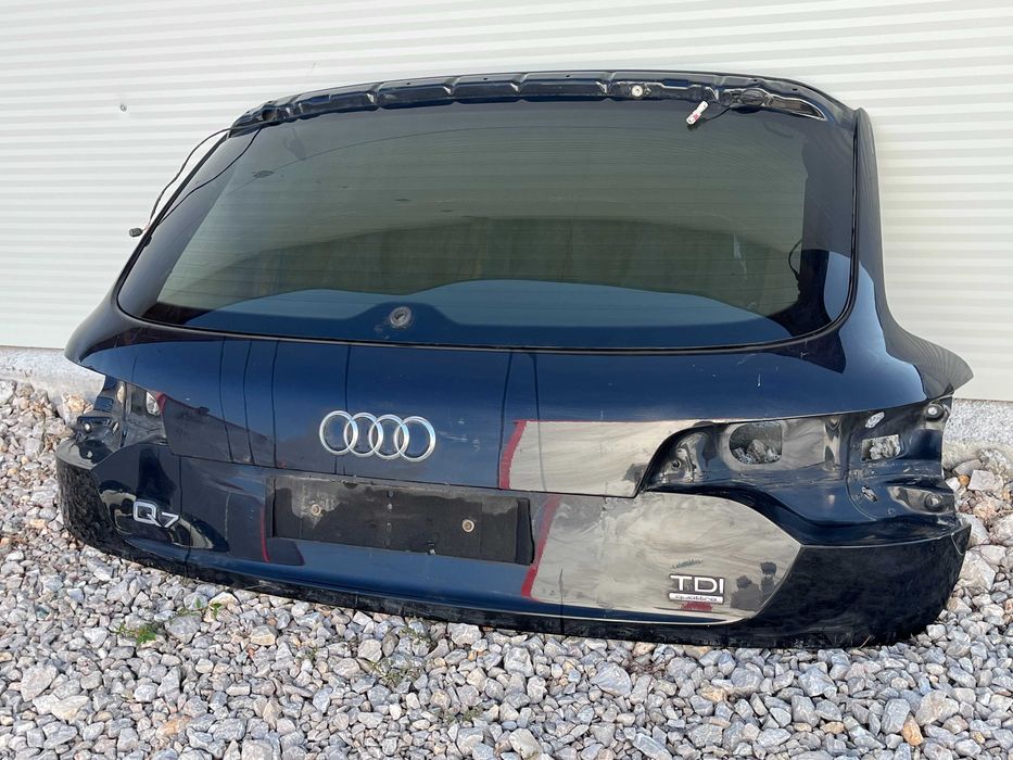 Audi Q7 4L Facelift Заден капак 2006/2015 Бял / черен