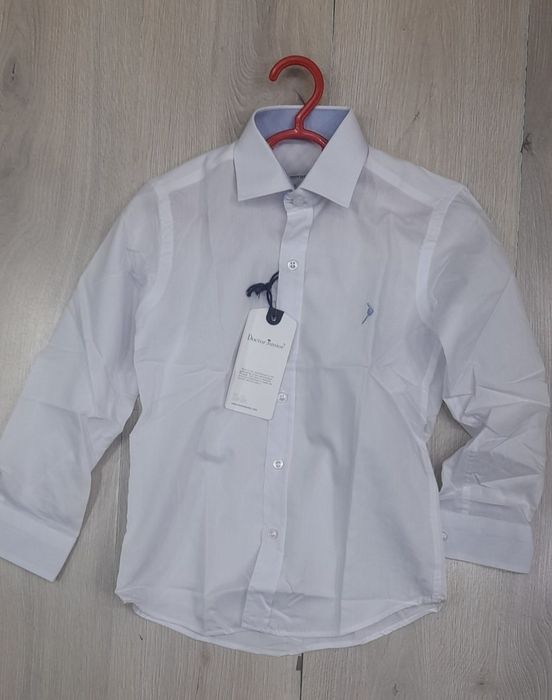 Rubashka oq 7 yoshdan 15 yoshgacham