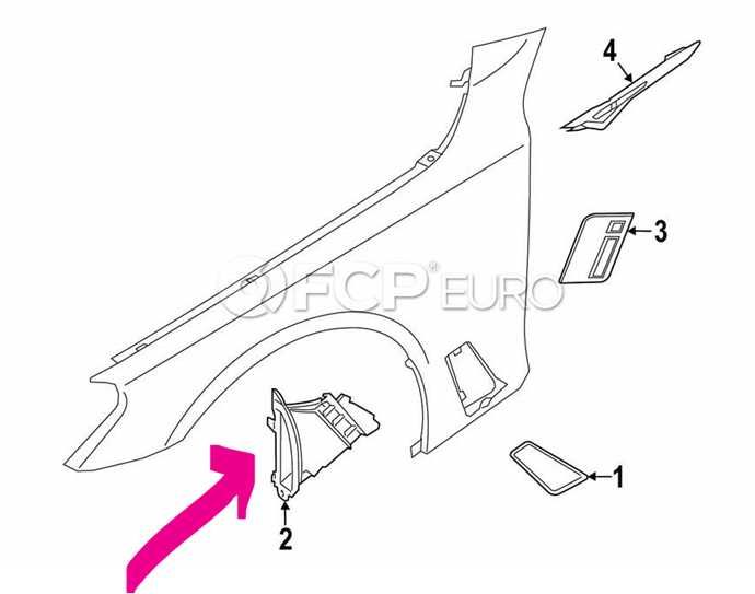 Въздуховод на десен калник за BMW g30 Бмв г30