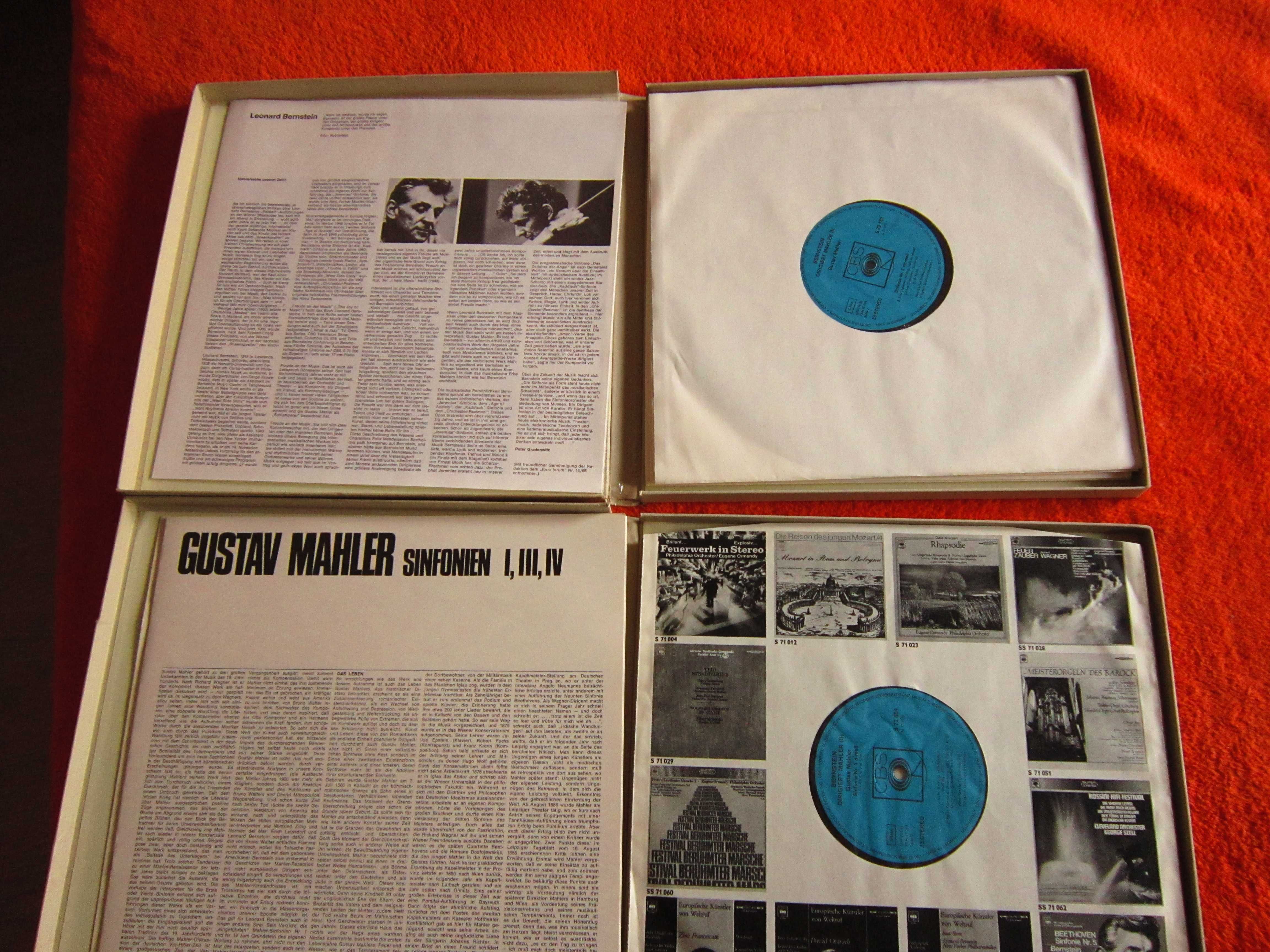 rar Mahler Leonard Bernstein Dirigiert Mahler Sinfonien 1974 New York