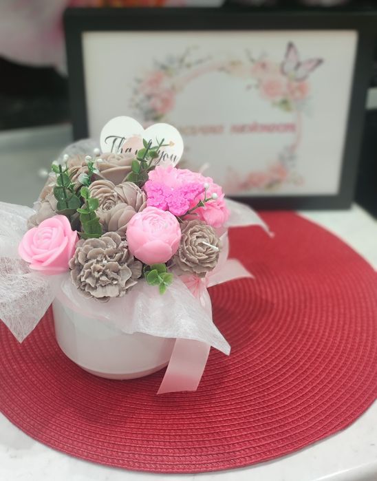 Соеви свещи - букет