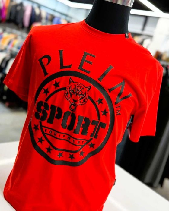 Мъжка тениска Plein Sport , червен цвят, S M L XL 2XL