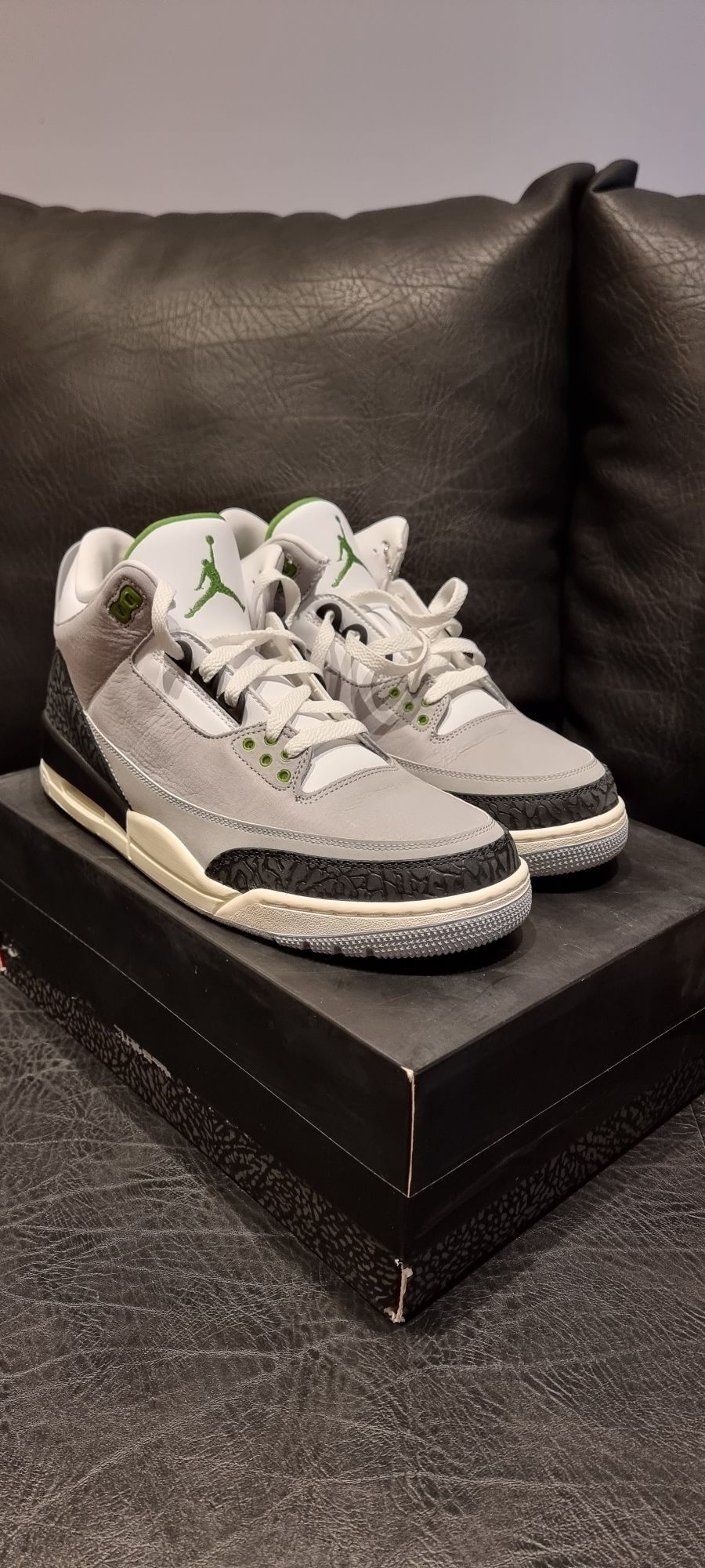 Jordan 3 Retro Smoke Grey/Chlorophyll