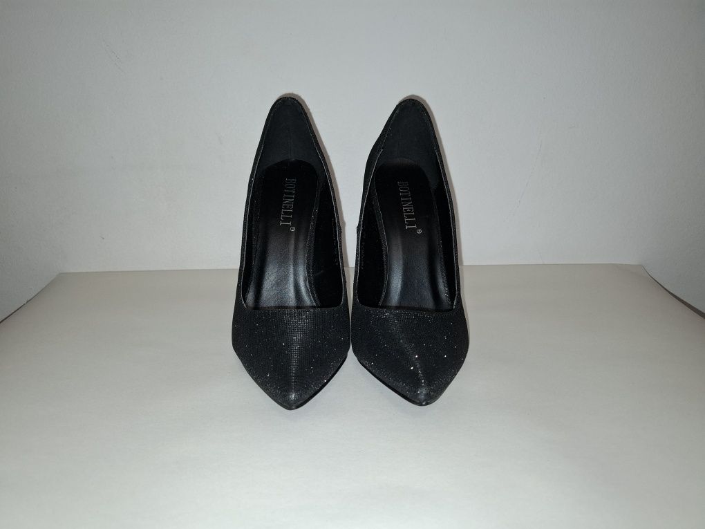 Pantofi Negri Toc
