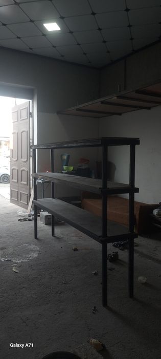 Прилавка металлические