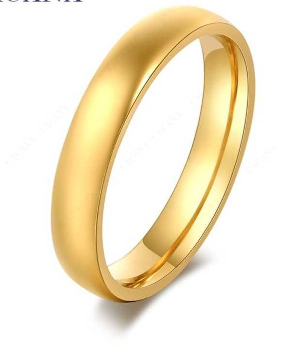 GPR16,verighete placate cu aur 14k, clasice. marimi diverse