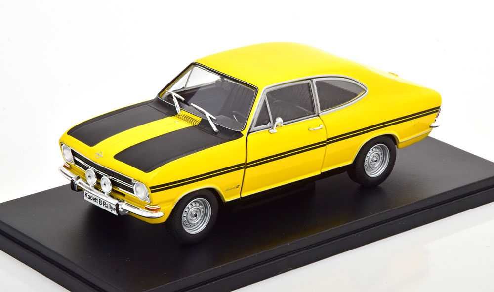 Macheta OPEL KADETT B RALLY 1970 - Hachette, scara 1/24, noua.