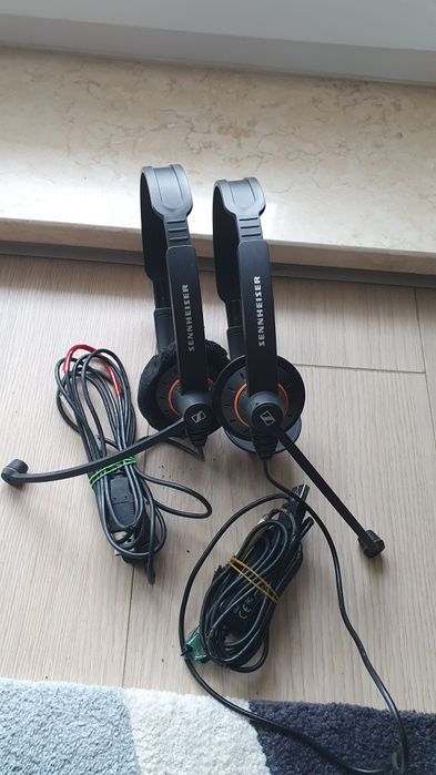 Casti SENNHEISER SC 30 USB SET 2 bucati CU DEFECT Volum Mic Curier OLX