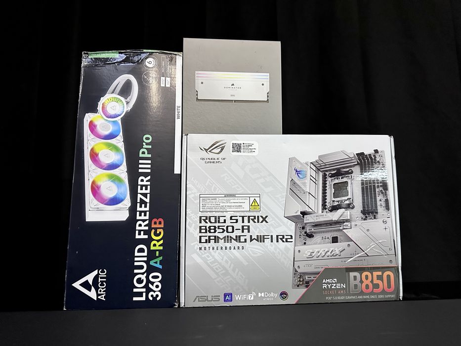ROG Strix B850-A Gaming WiFi7 | Corsair Titanium 64GB | Arctic Pro III