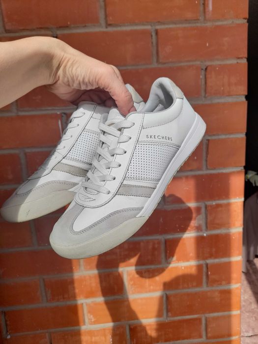 Кеды бренда Skechers.  После химчистки, нат..кожа, р-р 38