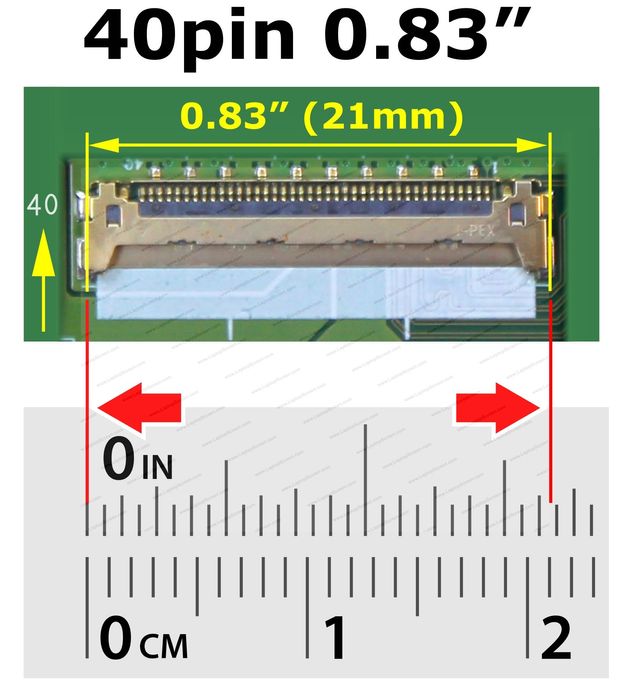 Display laptop led 15.6 inch 40 pini LP156WH4 TL N2