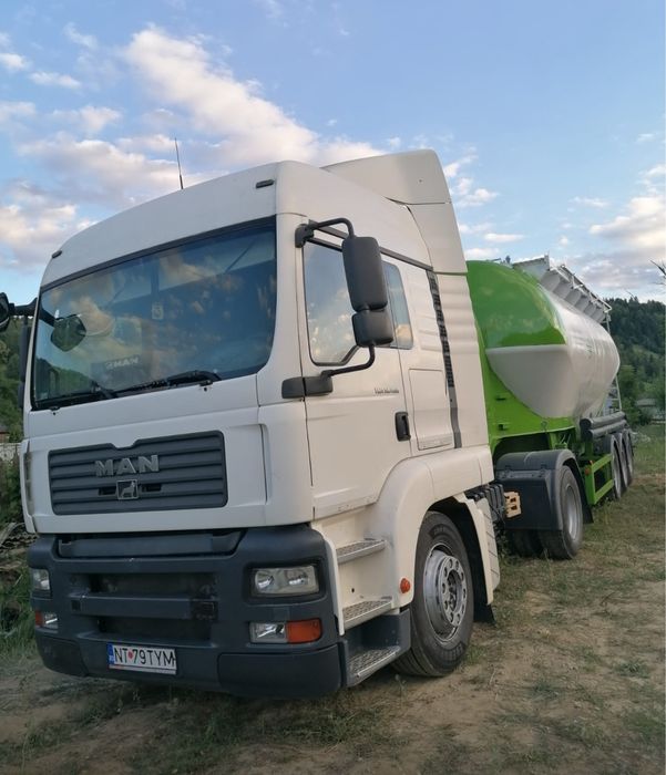 Man TGX+semiremorca Schmitz