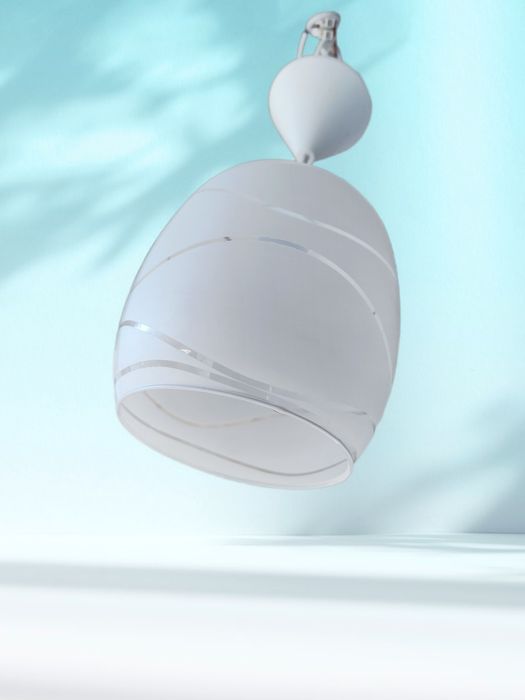 Полилей за хол стъклен на верижка