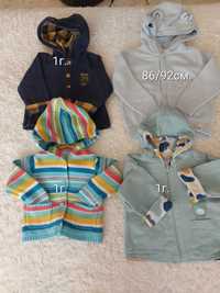 Детски якета и жилетки  за момче 12-18м.