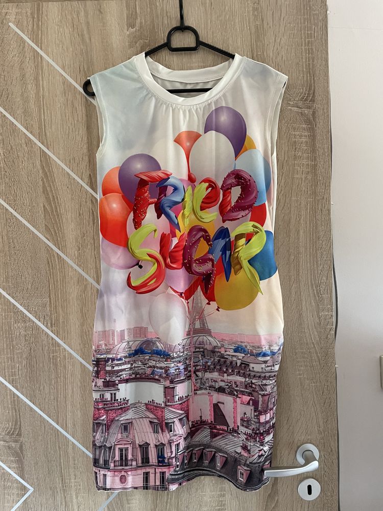 Рокля H&M,рокля с балони,рокля по тялото