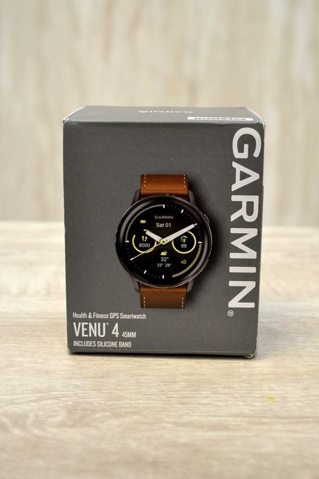 Garmin Venu 4 спортивные часы с GPS, черные