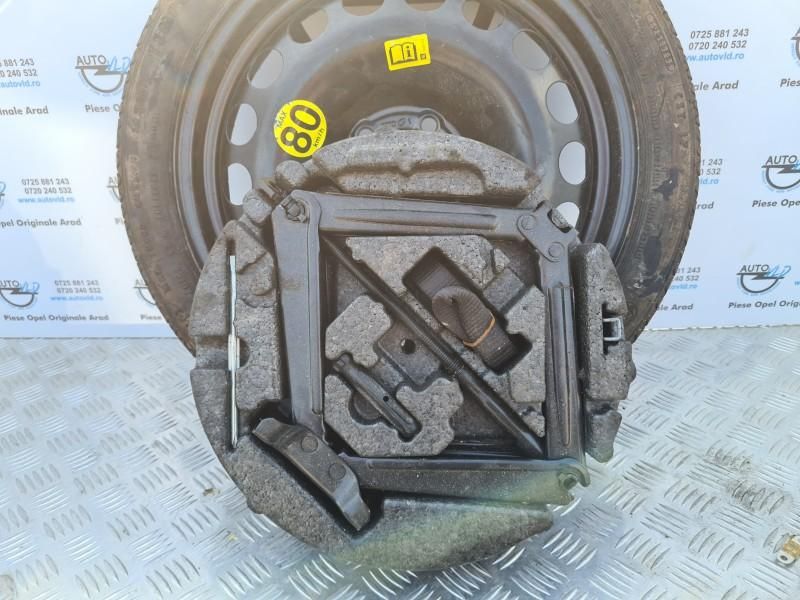 Kit pana cu roata rezerva slim 5x105 R16 IS25 115/70/16 Opel Astra K f