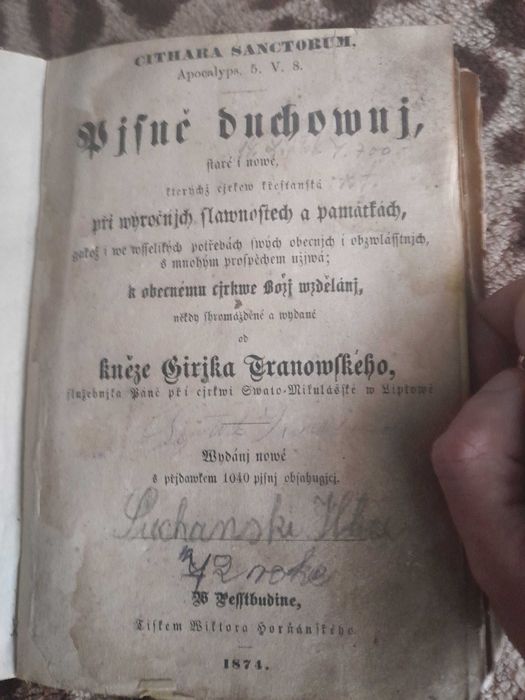 Vând bibile slovacă din 1874