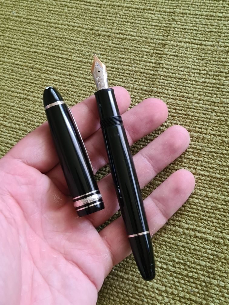 Stilou Montblanc Meisterstuck LeGrand Platinum Line Penita Aur 14k