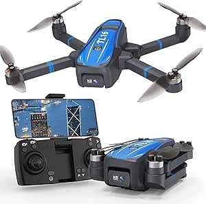 Dronă Toladrone TL16 cu cameră 1080P,  pliabilă , motor fără perii