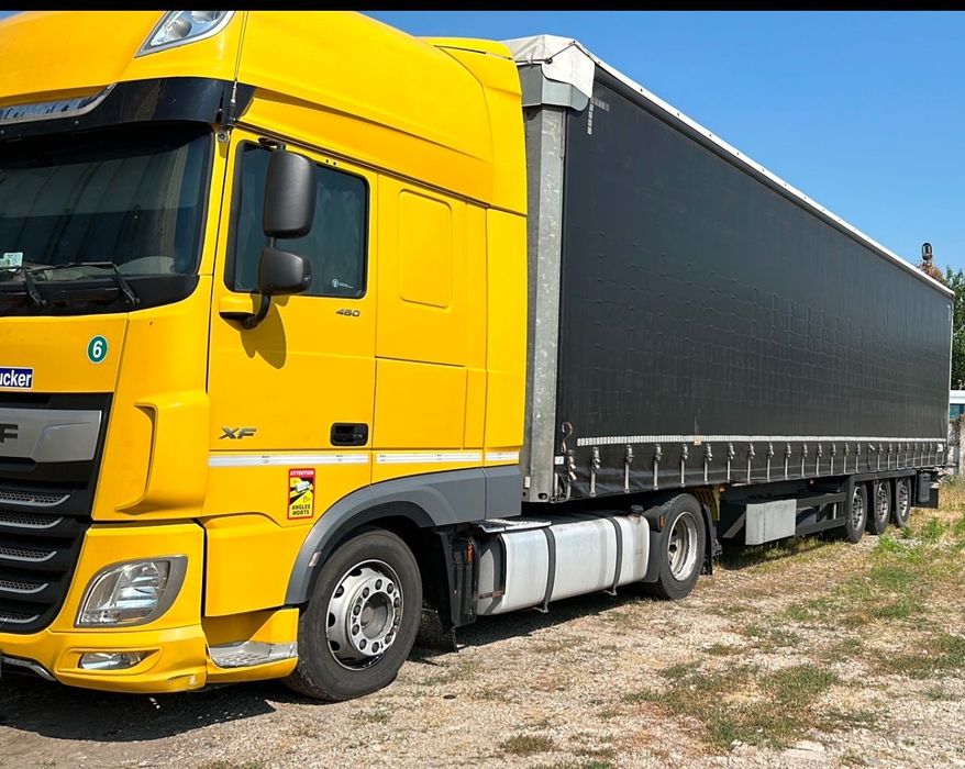 DAF 480 Daf mega,2018 + semiremorca Schmitz Varios 2016