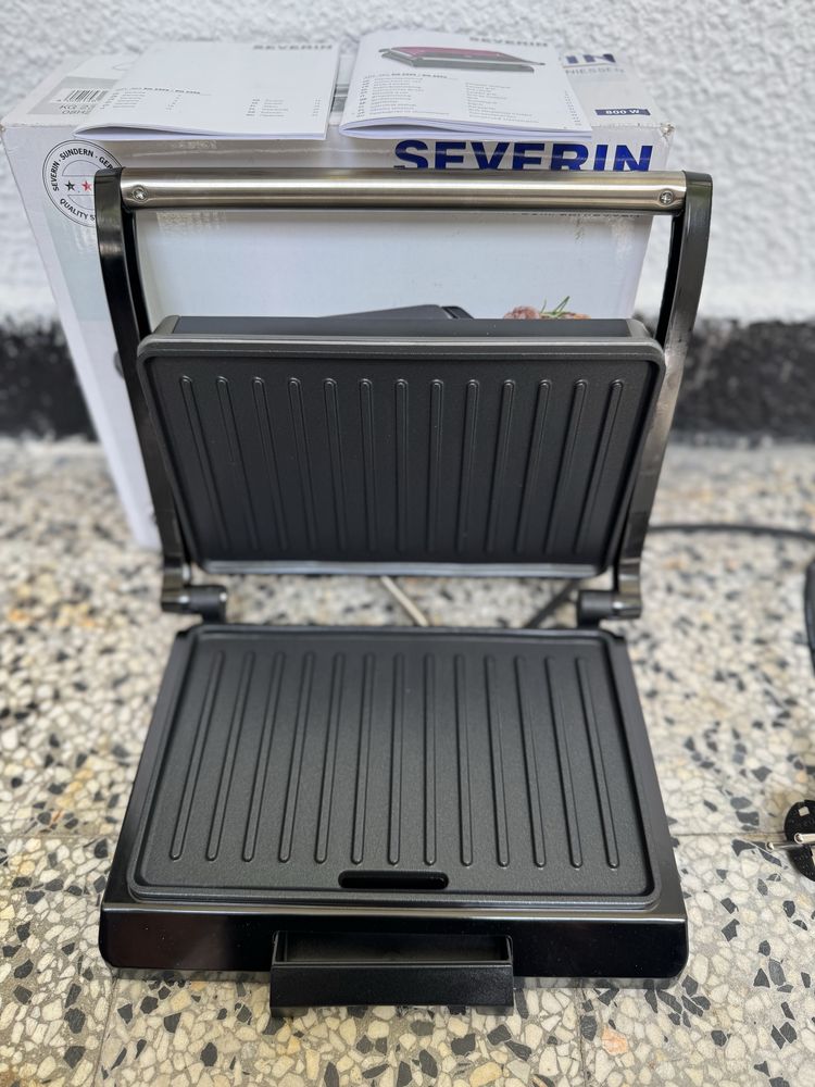 Грил Скара/Тостер, Електрически Контакт Грил - Severin KG 2393, 800W