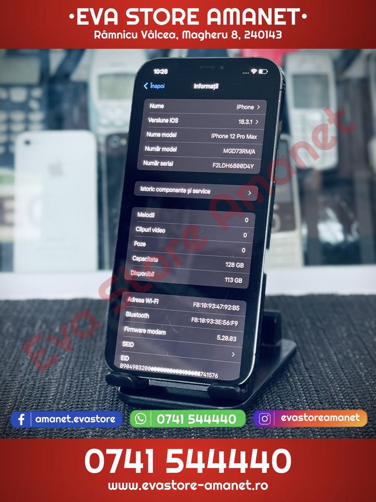 Apple iPhone 12 Pro Max Graphite 128GB Neverlocked