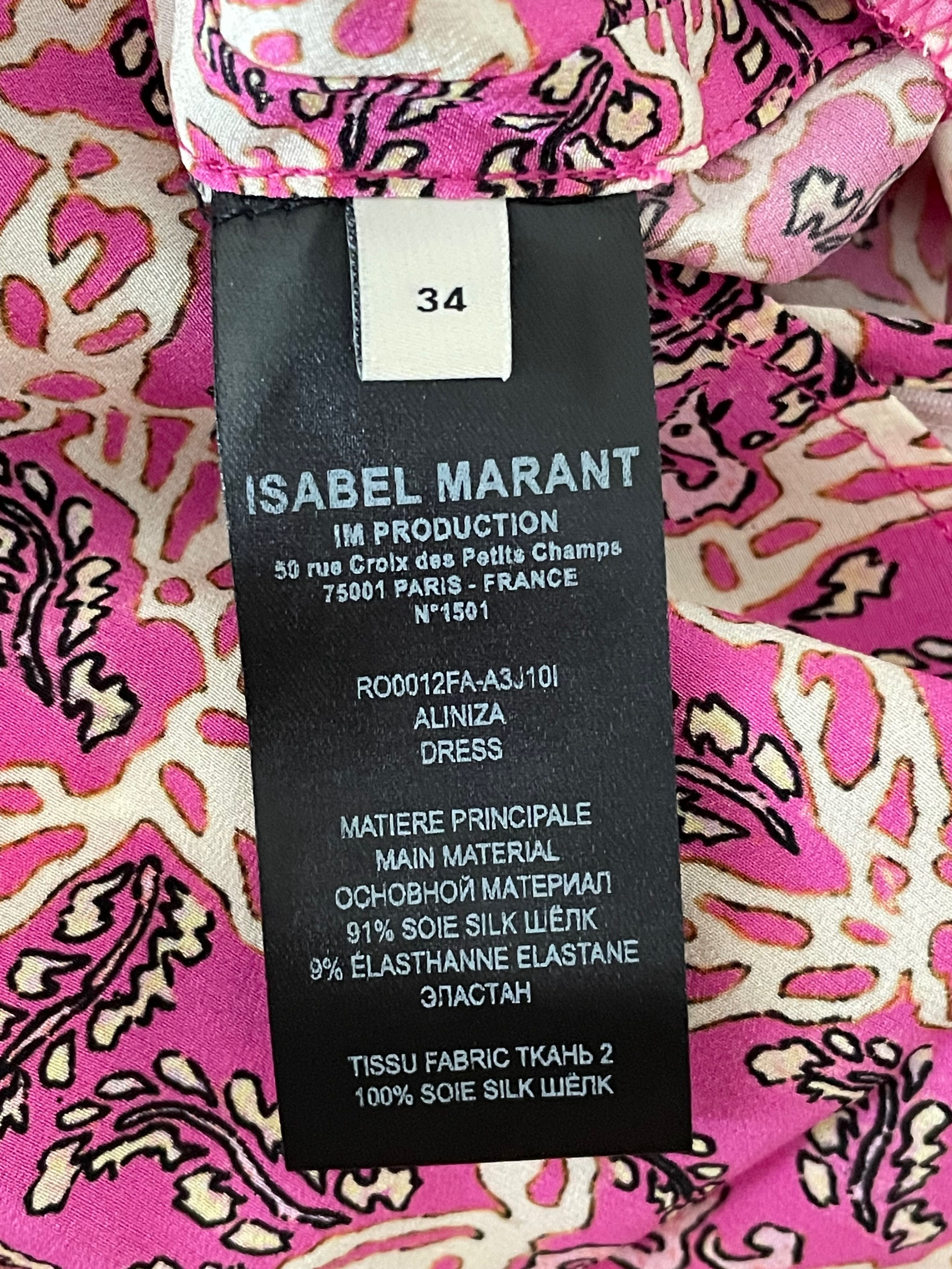 Копринена лятна рокля Isabel Marant