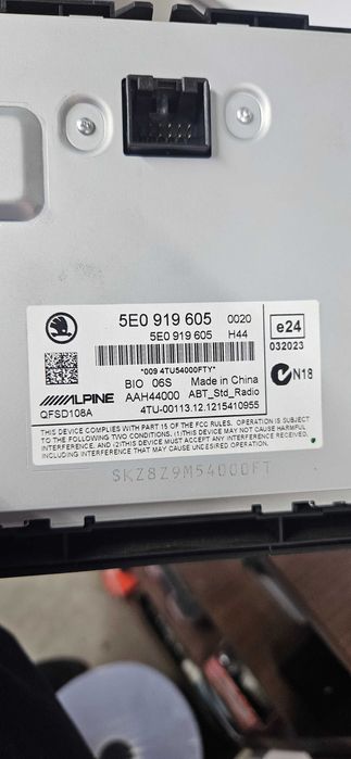 Display Navigatie + modul navigatie Skoda Octavia 3 5E