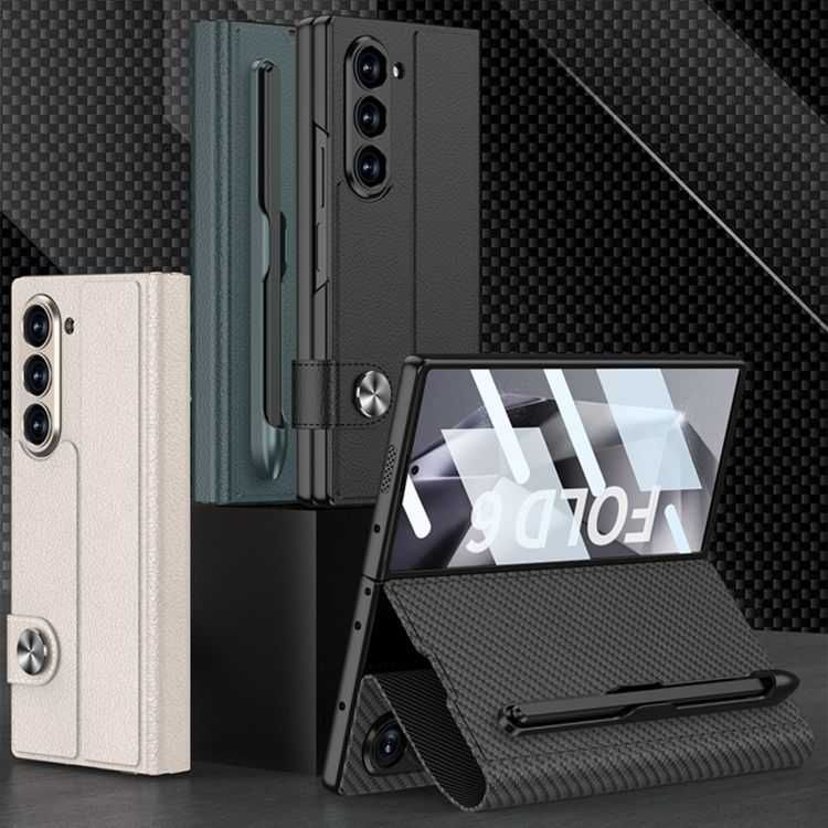 Husa flip carte+Folie SAMSUNG Galaxy Z Fold6 5G/Fold 6 modele diferite