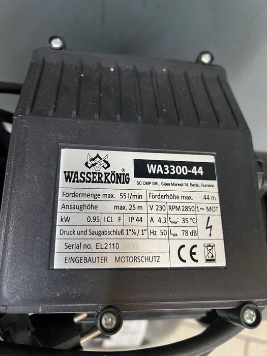 Hidrofor Wasserkonig WA3300-44/25H, 950w -P-