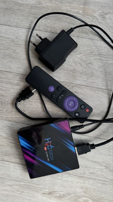 Тв андроид приставка h96 max