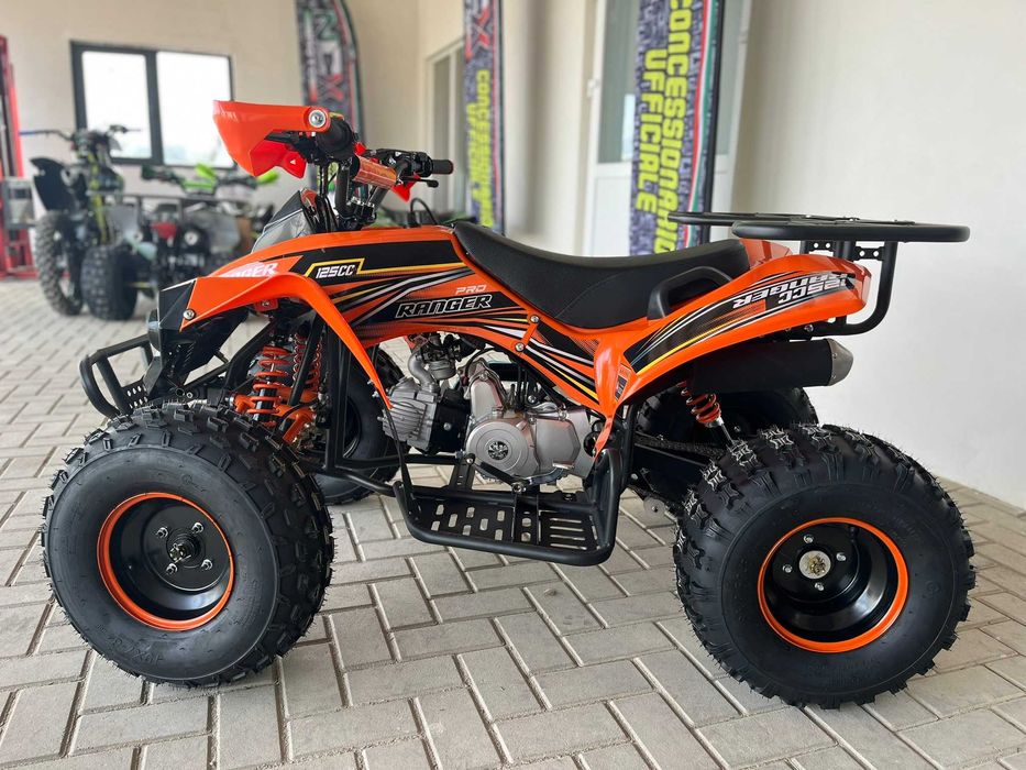 Atv Ranger 8" 125cc 4T benzina portocaliu semi-automat