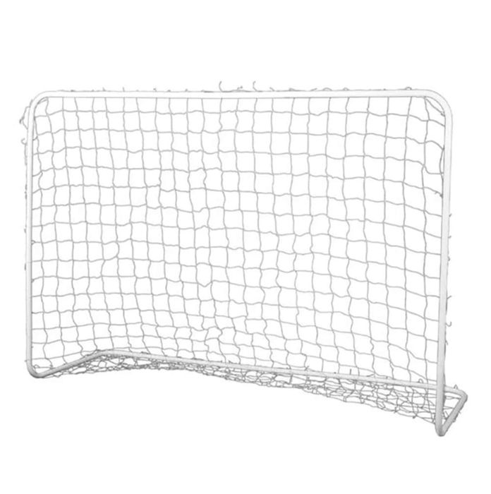 Метална футболна врата LiveUp, 182 x 122 x 61 см, Бял