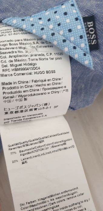 Hugo Boss Luka_2 Pique Cotton/Len Regular Fit/ L НОВО! ОРИГИНАЛНА Риза