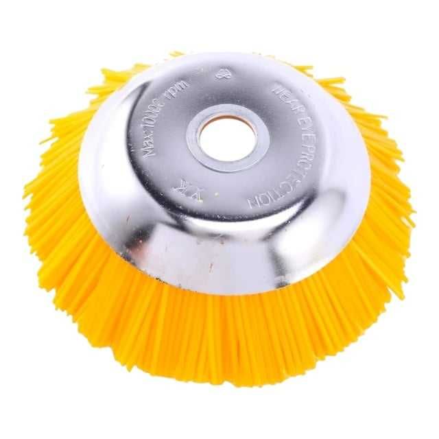 Perie pentru curatat buruieni, pentru motocoase cu fir plastic,8 inch