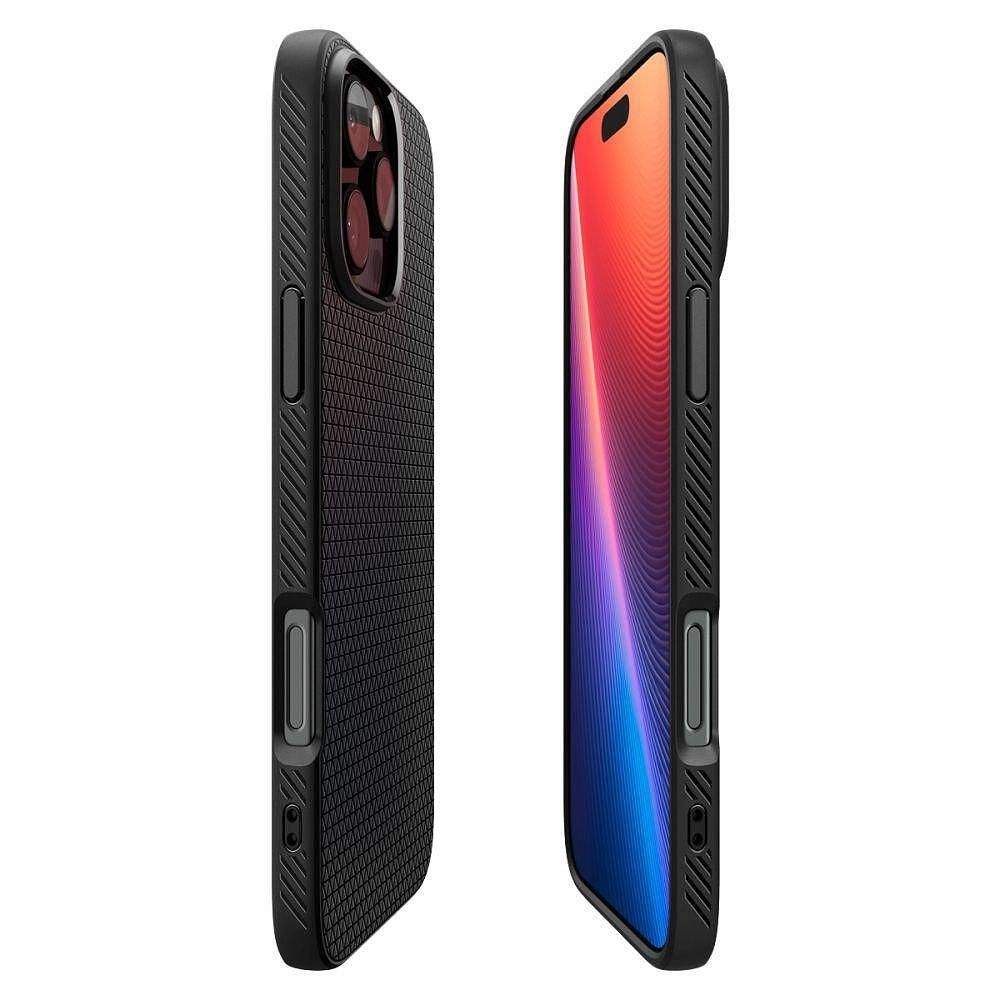 Кейс spigen liquid air за iphone 16 pro max matte black