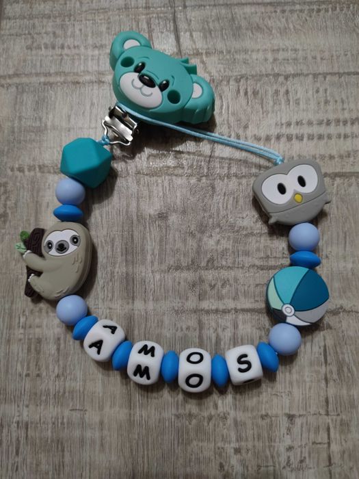 Lantisor pentru suzeta, cadoul perfect pentru nou-nascut sau botez!