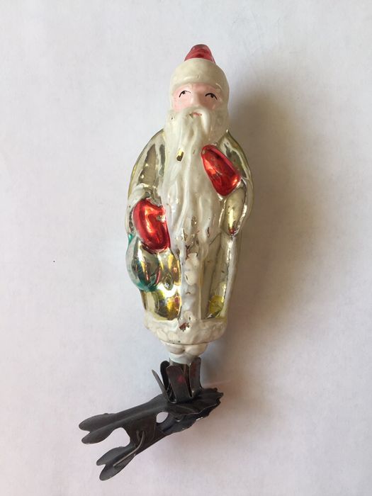 Дед Мороз. Елочная игрушка СССР 1950-х годов