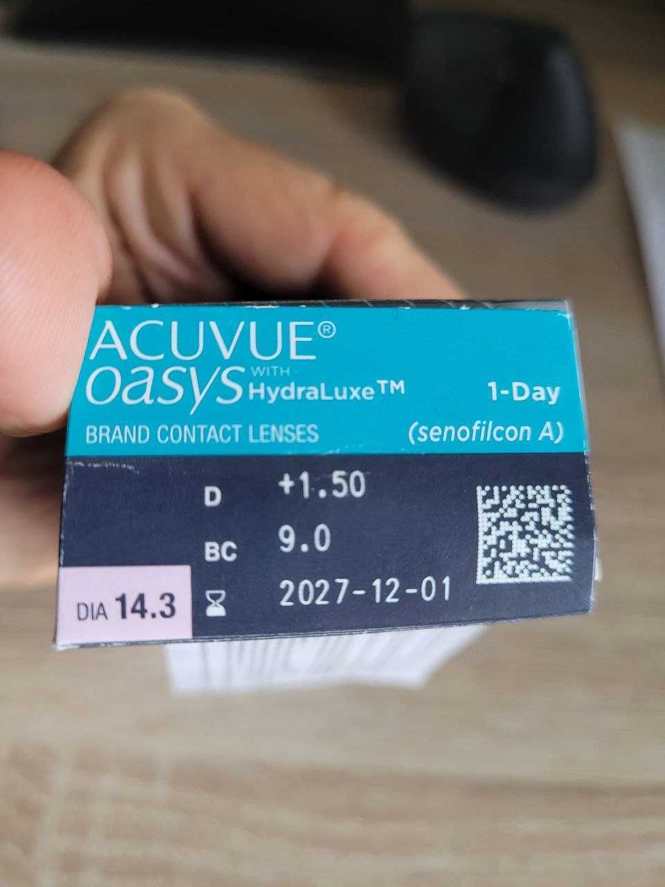 Lentile de contact ACUVUE Oasys / 1 zi / +1.5