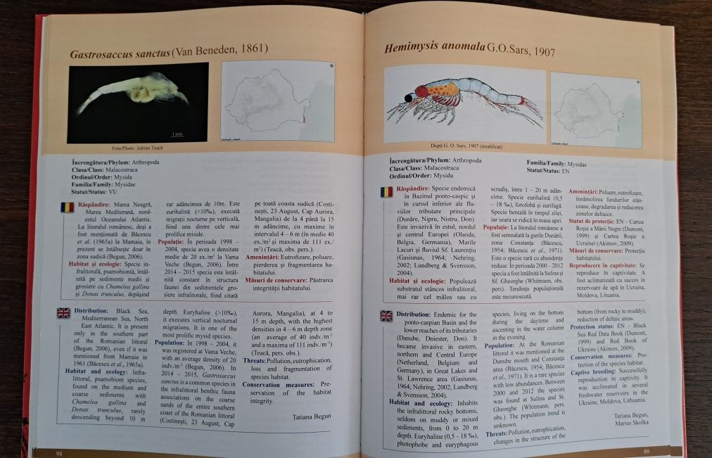 Cartea Roşie a Nevertebratelor din România - ediție bilingvă