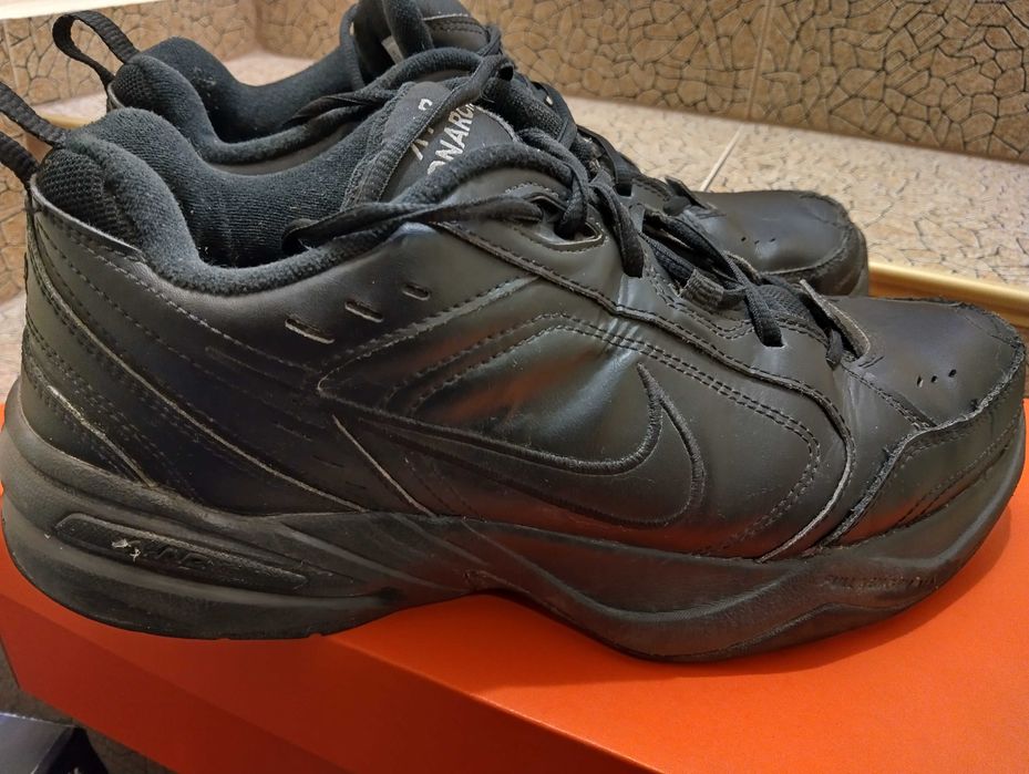 Зимни кожени маратонки Nike Air Monarch