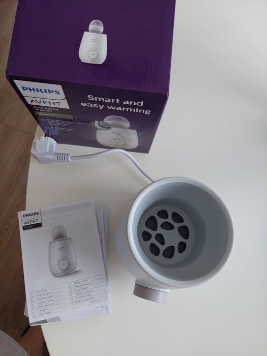 Incalzitor biberoane PHILIPS AVENT SCF358/00, 150ml, alb-gri